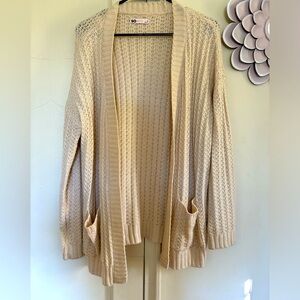 Beige Cardigan NWOT